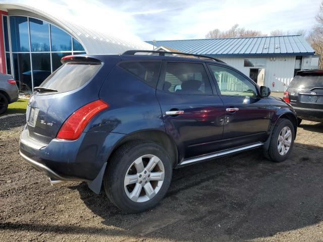 JN8AZ08WX6W524642 - 2006 NISSAN MURANO SL BLUE photo 3