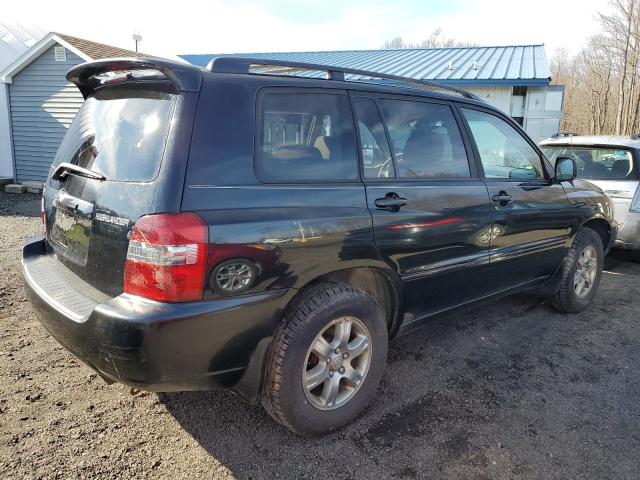 JTEEP21A040056445 - 2004 TOYOTA HIGHLANDER BLACK photo 3