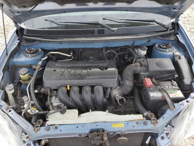 2T1KR32E75C464716 - 2005 TOYOTA COROLLA MA XR BLUE photo 11