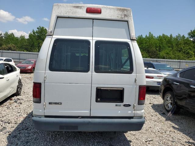 1FTNE1EL0ADA22574 - 2010 FORD ECONOLINE E150 VAN WHITE photo 6