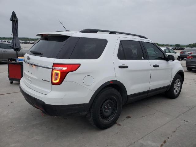 1FM5K7B87DGB26912 - 2013 FORD EXPLORER WHITE photo 3