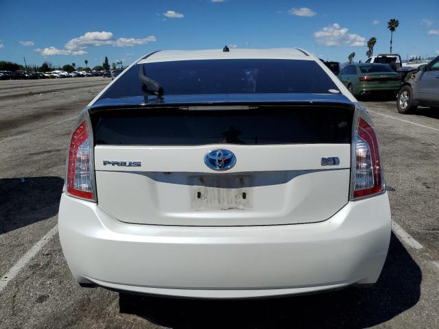 JTDKN3DU9F0446116 - 2015 TOYOTA PRIUS WHITE photo 6