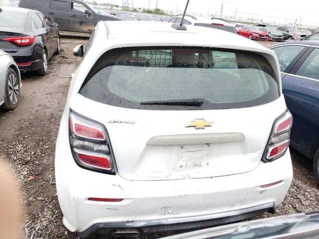 1G1JG6SB3K4143787 - 2019 CHEVROLET SONIC WHITE photo 6