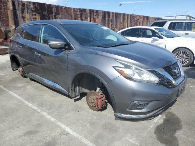 5N1AZ2MG0FN264212 - 2015 NISSAN MURANO S GRAY photo 4