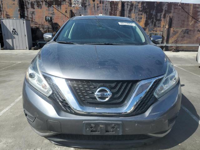 5N1AZ2MG0FN264212 - 2015 NISSAN MURANO S GRAY photo 5