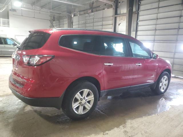 1GNKVJKD0DJ238079 - 2013 CHEVROLET TRAVERSE LT MAROON photo 3