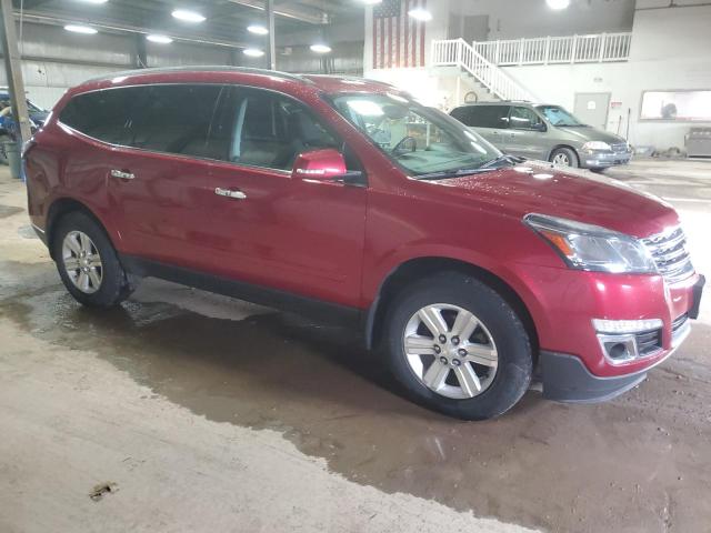 1GNKVJKD0DJ238079 - 2013 CHEVROLET TRAVERSE LT MAROON photo 4