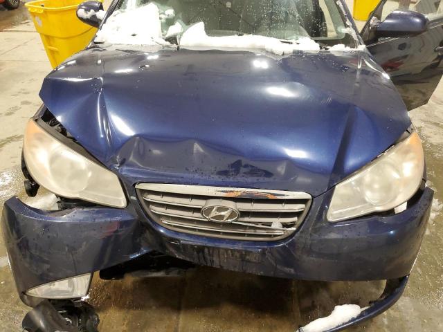 KMHDU46D19U800797 - 2009 HYUNDAI ELANTRA GLS BLUE photo 11