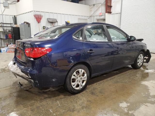 KMHDU46D19U800797 - 2009 HYUNDAI ELANTRA GLS BLUE photo 3