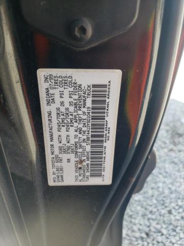 5TBBT4413YS010419 - 2000 TOYOTA TUNDRA ACCESS CAB შავი ფოტო 12