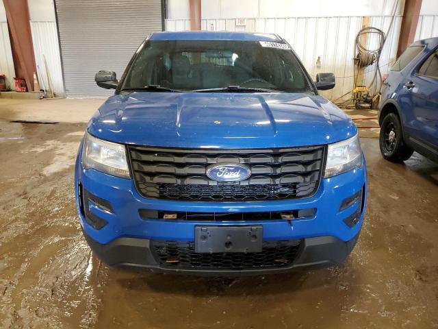 1FM5K8AT4GGD06316 - 2016 FORD EXPLORER POLICE INTERCEPTOR Көк фото 5