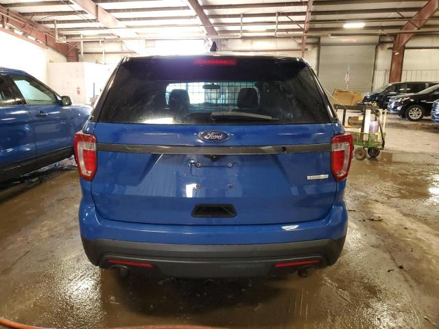 1FM5K8AT4GGD06316 - 2016 FORD EXPLORER POLICE INTERCEPTOR Көк фото 6