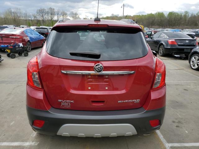 KL4CJGSB9FB133574 - 2015 BUICK ENCORE MAROON photo 6