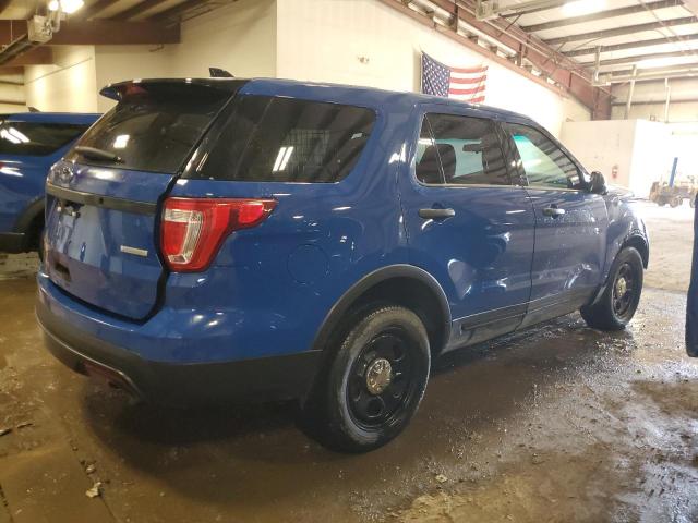 1FM5K8AT3GGD05917 - 2016 FORD EXPLORER POLICE INTERCEPTOR 蓝色 照片 3