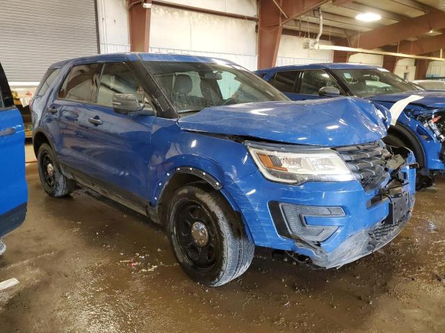 1FM5K8AT3GGD05917 - 2016 FORD EXPLORER POLICE INTERCEPTOR 蓝色 照片 4