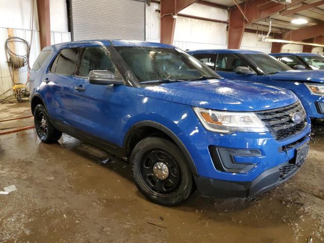 1FM5K8AT4JGB69109 - 2018 FORD EXPLORER POLICE INTERCEPTOR 蓝色 照片 4