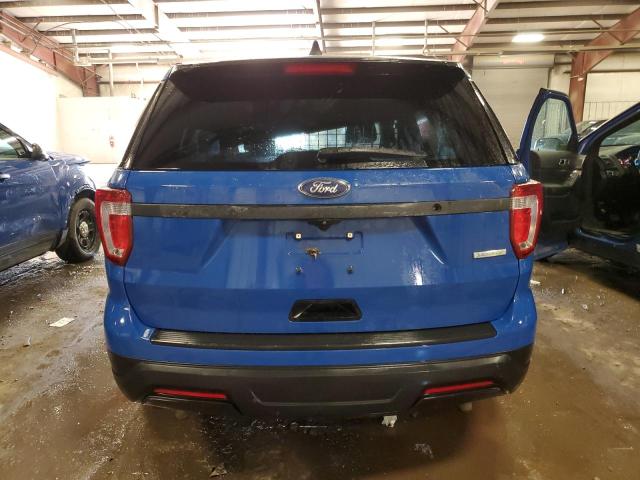 1FM5K8AT4JGB69109 - 2018 FORD EXPLORER POLICE INTERCEPTOR 蓝色 照片 6