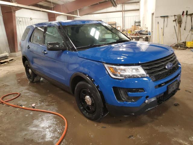 1FM5K8AT6KGB15716 - 2019 FORD EXPLORER POLICE INTERCEPTOR 蓝色 照片 4