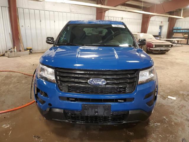 1FM5K8AT6KGB15716 - 2019 FORD EXPLORER POLICE INTERCEPTOR 蓝色 照片 5