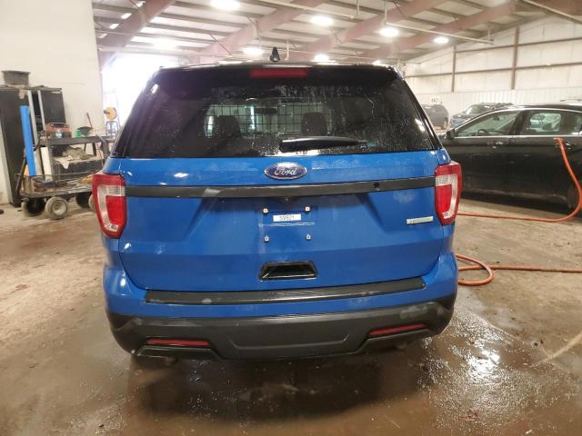 1FM5K8AT6KGB15716 - 2019 FORD EXPLORER POLICE INTERCEPTOR 蓝色 照片 6