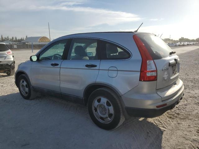 5J6RE4H30AL016028 - 2010 HONDA CR-V LX SILVER photo 2