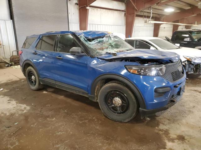 1FM5K8AW1LGD02292 - 2020 FORD EXPLORER POLICE INTERCEPTOR 蓝色 照片 4