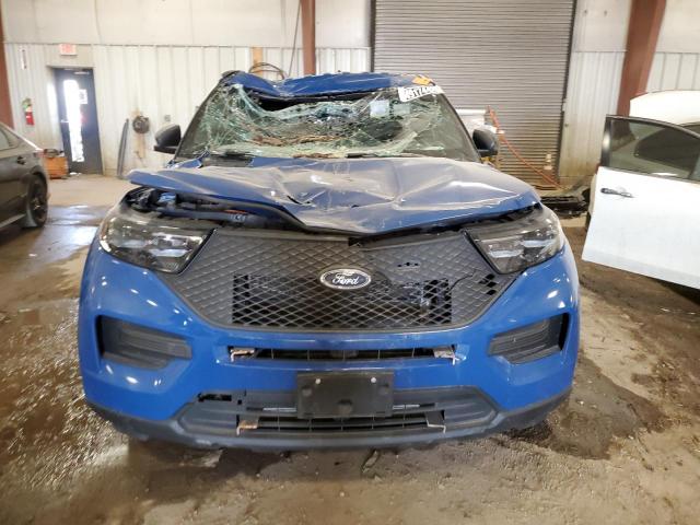 1FM5K8AW1LGD02292 - 2020 FORD EXPLORER POLICE INTERCEPTOR 蓝色 照片 5