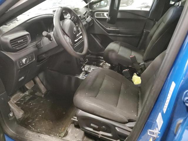 1FM5K8AW1LGD02292 - 2020 FORD EXPLORER POLICE INTERCEPTOR 蓝色 照片 7