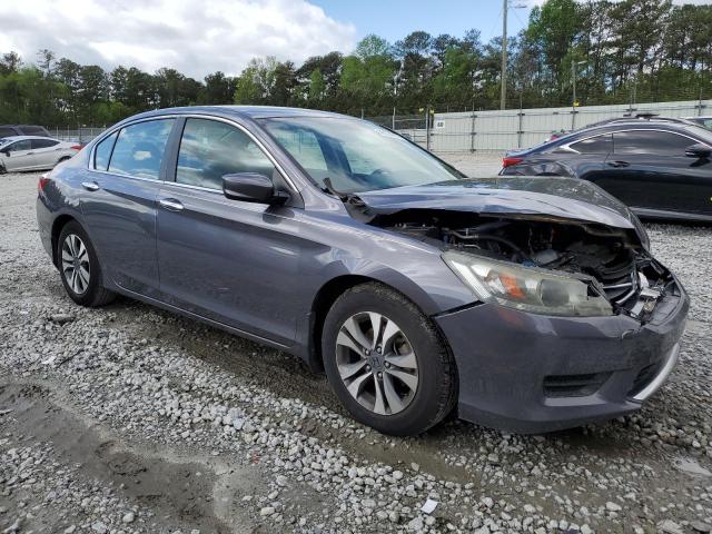 1HGCR2F33DA137225 - 2013 HONDA ACCORD LX GRAY photo 4