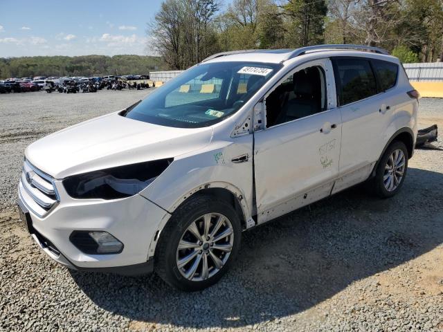 1FMCU9J99HUE62527 - 2017 FORD ESCAPE TITANIUM WHITE photo 1