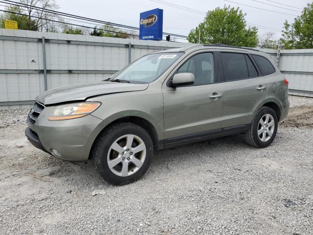 5NMSH13E89H256558 - 2009 HYUNDAI SANTA FE SE GREEN photo 1