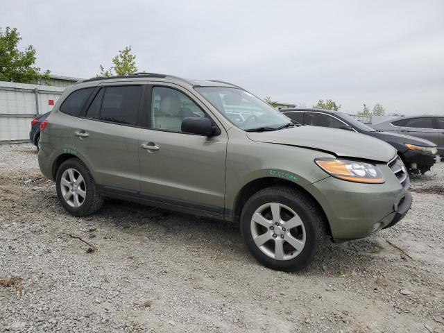 5NMSH13E89H256558 - 2009 HYUNDAI SANTA FE SE GREEN photo 4