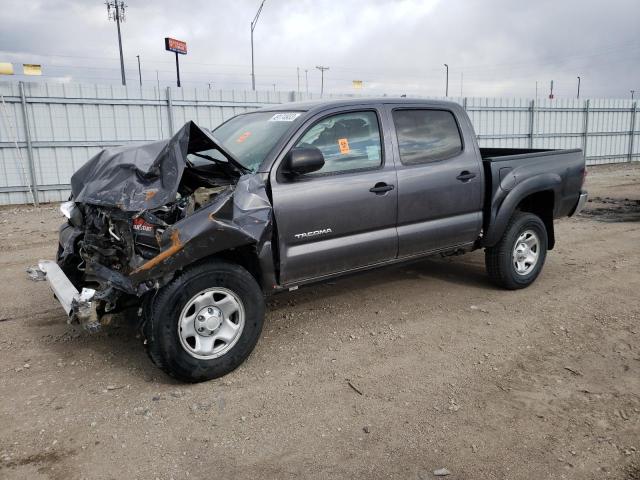 5TFJU4GN8FX090340 - 2015 TOYOTA TACOMA DOUBLE CAB PRERUNNER GRAY photo 1