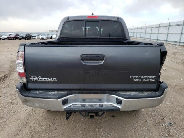 5TFJU4GN8FX090340 - 2015 TOYOTA TACOMA DOUBLE CAB PRERUNNER GRAY photo 6