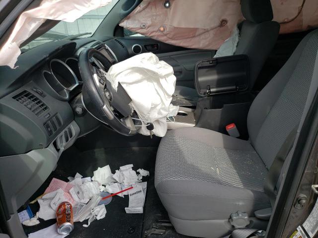 5TFJU4GN8FX090340 - 2015 TOYOTA TACOMA DOUBLE CAB PRERUNNER GRAY photo 7