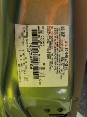 1FAHP32N98W256368 - 2008 FORD FOCUS S/SE GREEN photo 12