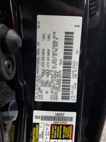 5TFNA5DB8RX228795 - 2024 TOYOTA TUNDRA CREWMAX PLATINUM შავი ფოტო 12