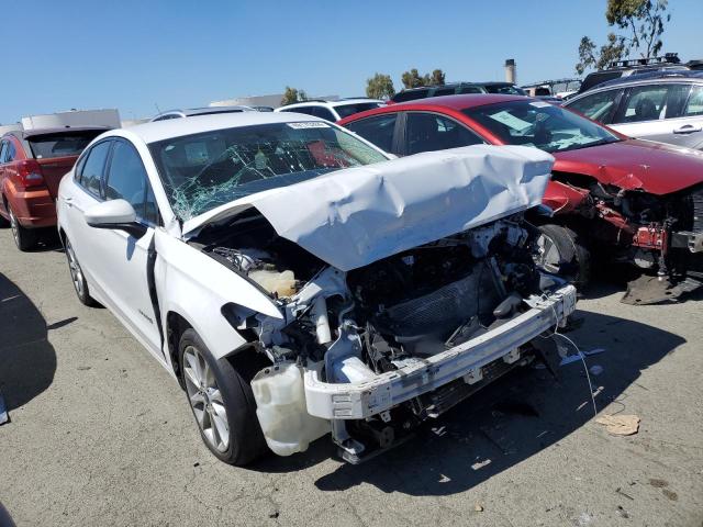 3FA6P0LU9HR355156 - 2017 FORD FUSION SE HYBRID WHITE photo 4