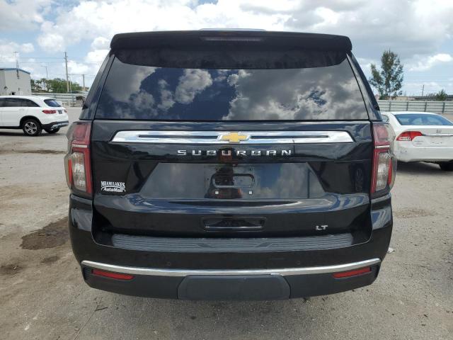 1GNSCCKD0MR179621 - 2021 CHEVROLET SUBURBAN C1500 LT BLACK photo 6