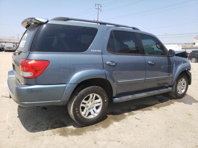 5TDZT38A16S276108 - 2006 TOYOTA SEQUOIA LIMITED BLUE photo 3