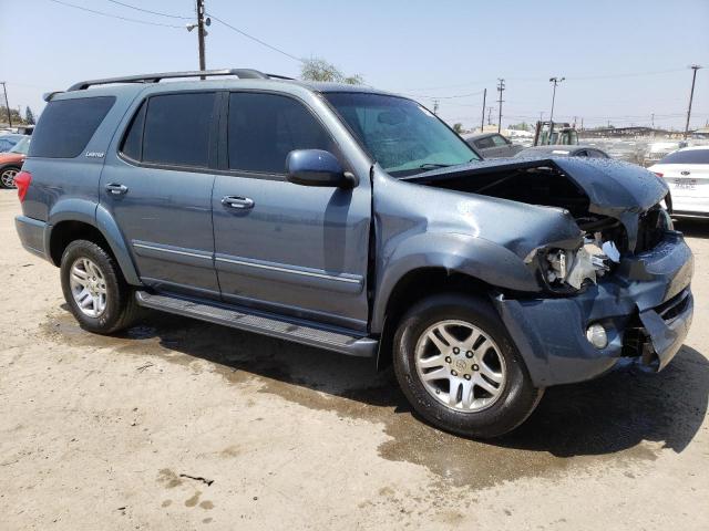 5TDZT38A16S276108 - 2006 TOYOTA SEQUOIA LIMITED BLUE photo 4