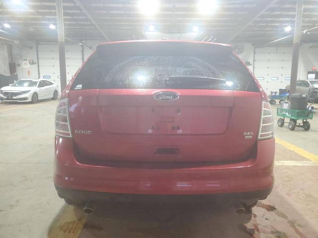 2FMDK4JC4ABA13213 - 2010 FORD EDGE SEL RED photo 6