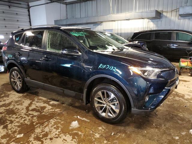 JTMRJREV2JD233787 - 2018 TOYOTA RAV4 HV LE BLUE photo 4