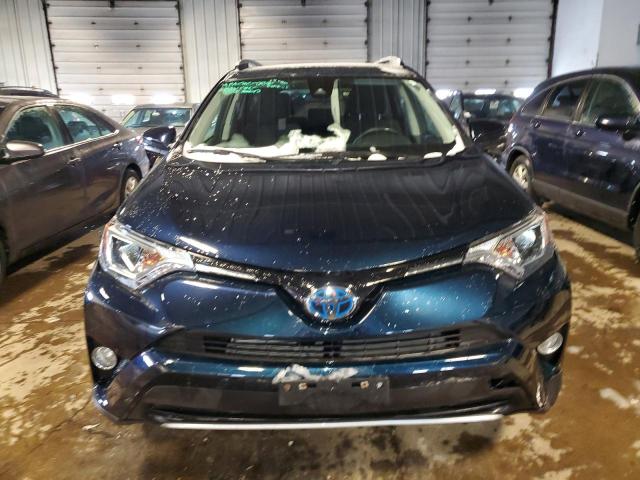 JTMRJREV2JD233787 - 2018 TOYOTA RAV4 HV LE BLUE photo 5