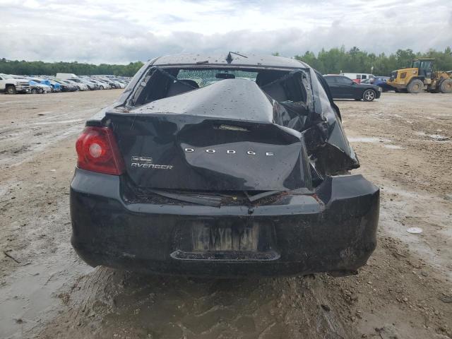 1B3BD4FB0BN588423 - 2011 DODGE AVENGER EXPRESS BLACK photo 6