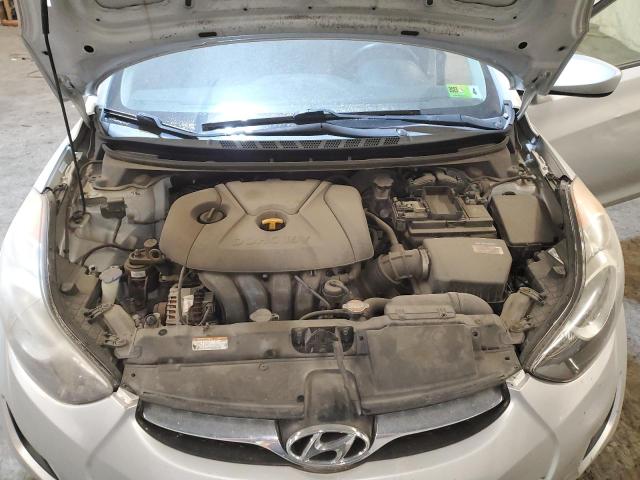 KMHDH4AE8BU128408 - 2011 HYUNDAI ELANTRA GLS SILVER photo 11