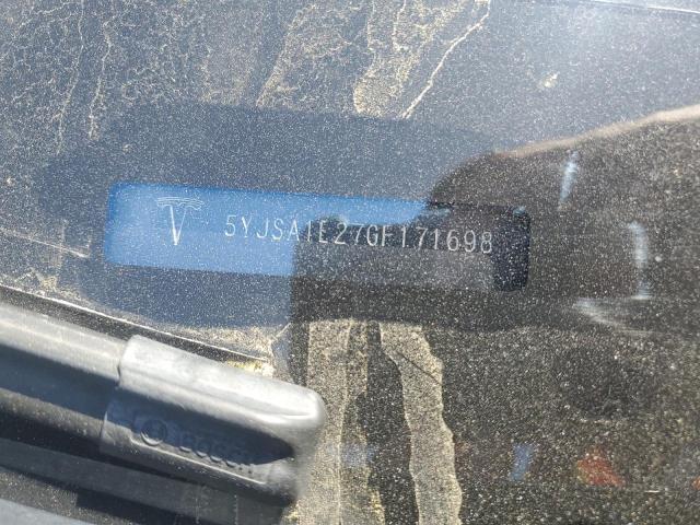 5YJSA1E27GF171698 - 2016 TESLA MODEL S CHARCOAL photo 13