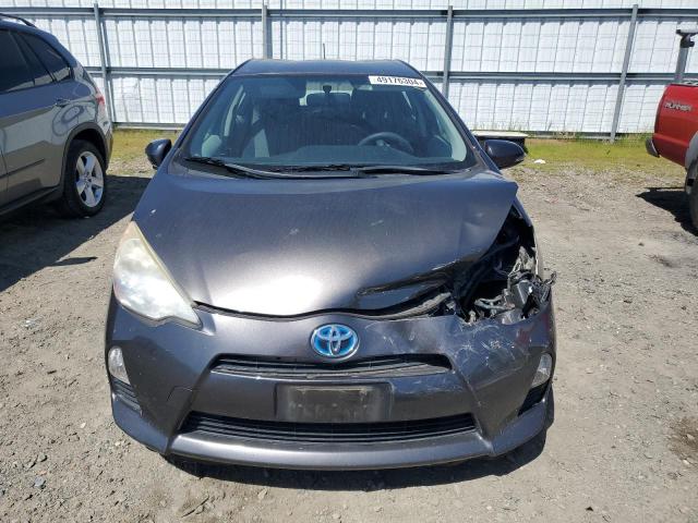 JTDKDTB38D1557146 - 2013 TOYOTA PRIUS C SILVER photo 5