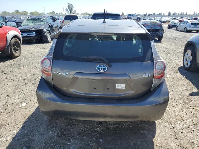 JTDKDTB38D1557146 - 2013 TOYOTA PRIUS C SILVER photo 6