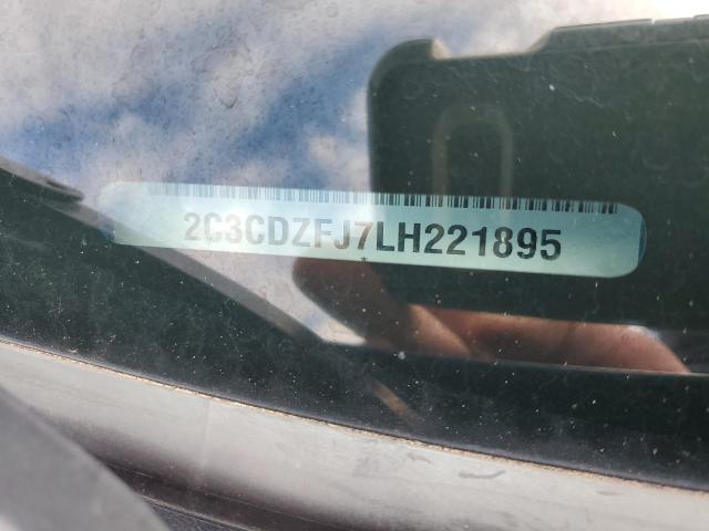 2C3CDZFJ7LH221895 - 2020 DODGE CHALLENGER R/T SCAT PACK BLUE photo 12